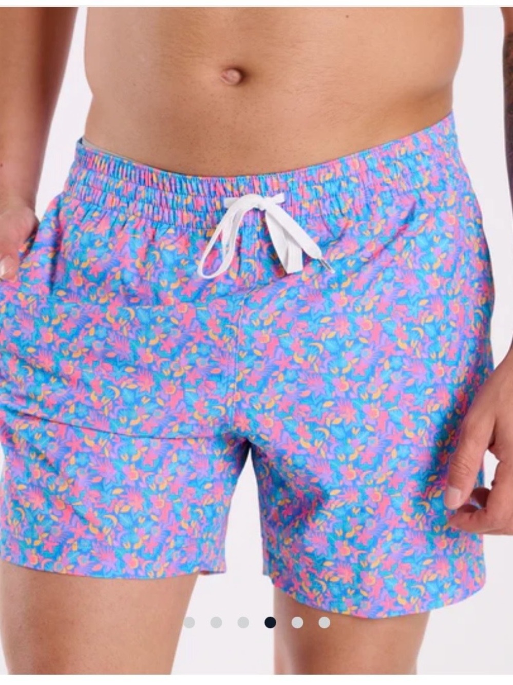 NEW Chubbies The Spades Lined Classic 5.5” Swim Trunks Men’s XXL Bright Floral